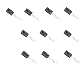 Opencircuit 1000uF 25V Capacitors electrolytic - 10 pcs