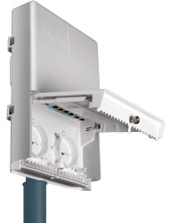 MikroTik CSS610-1GI-7R-2S+OUT | Switch | netPower, 8x RJ45 1000Mb/s PoE, 2x SFP