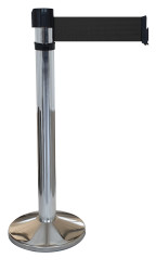 Słupek taśmy długość taśmy 4m Słupek odgradzający Szary