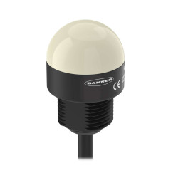 Lampka kontrolna do montażu panelowego 10 → 30V dc Niebieski, Zielony, Czerwony 22mm LED Banner
