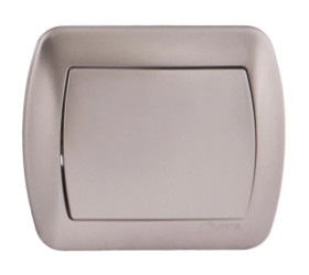 Simon Akord Łącznik jednobiegunowy satyna metalizowana AW1/29