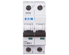 Wyłącznik nadprądowy 1P+N B 20A 6kA AC CLS6-B20/1N-DP 270443