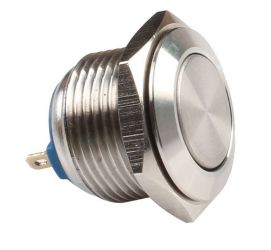 PRZEŁĄCZNIK WANDALOODPORNY PBW-19BSp 2A 250V MONOSTABILNY PŁASKI (PRZEL488)