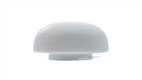 Plafon G-4, E27, 60W, Biała-Stal Malowana Proszkowo, Klosz Matowy-Szkło, Duży...