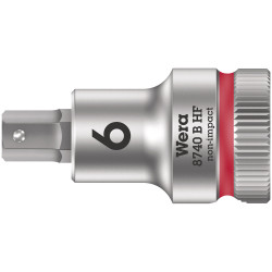 Wera 05003035001 8740 B HF Zyklop In-Hex 3/8&quot; Bit-Socket 6 x 35mm