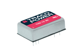 Konwerter DC/DC THD 12WI, Uwe 36V dc, Uwe 9V, Uwy 15V dc, TRACOPOWER 400 mA 12 W -40 °C 85 °C Otwór przelotowy