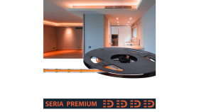 Taśma Premium 12V Cob 480Led Pomarańczowa (5)