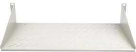 Pólka szafy serwerowej, 2U, typ: Półka wspornika, maks. obciążenie: 25kg, Stal, Szary