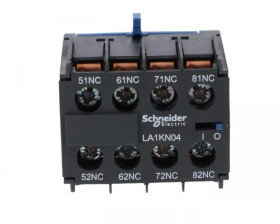 Styk pomocniczy 4R montaż czołowy LA1KN04