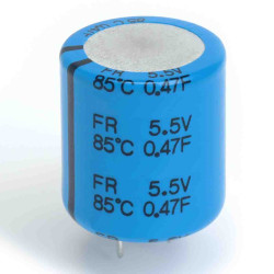 Superkondensator 0.1F 5.5V dc 14.5mm THT