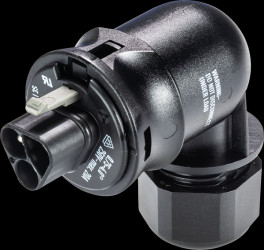 96.034.0153.1 Male connector with cable gland, 10 - 14 mm, spring connection