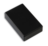KM-26N Obudowa z tworzywa KM26N wymiary: 89x55x23mm - czarna - ABS