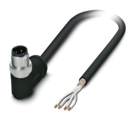 Przewód czujnik-siłownik ze złączem Złącze M12 liczba rdzeni 4 długość 5m Rodzaj A Męskie