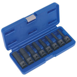 Sealey AK5601 Impact Hex Key Set 8pc 1/2&quot;sq Drive