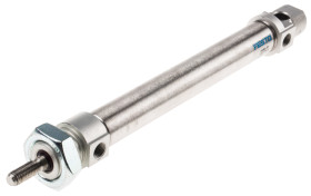 Siłownik pneumatyczny skok: 125mm Festo Ø 20mm dwustronnego działania Action 257mm z amortyzacją pneumatyczną