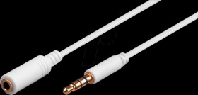 62362 Jack cable extension, 3.5 mm, 4-pin, 2 m