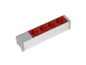 Blok zasilający 4x2p+z z blokadą 073404 LEGRAND