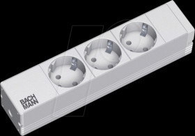 333.417 Power strip, 3 x Type F - CEE 7/3, light grey