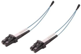 Duplex-jumper, SC to LC, 1 m, OM3, multimode 50/125 µm, 33012410010027