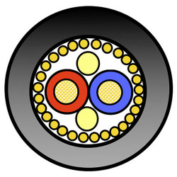 Kabel audio 2-żyłowy Kabel mikrofonowy Nieekranowany Belden 0,22 mm² Ø zew 6.1mm