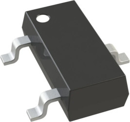 Diodes N channel N-channel MOSFET in enhancement mode, 20 V, 1.7 A, SOT-23, ZXM61N02FTA
