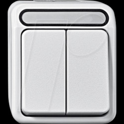 MEG3115-8019 Series switch - Aquastar, 1-pin, polar white