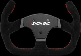 S406 Simagic P-325C steering wheel without hub, 325 mm - Alcantara