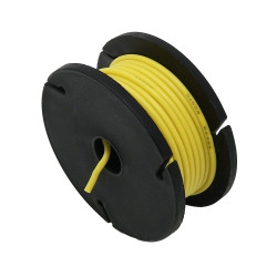 Silicone Cover Stranded-Core Wire - 25ft 26AWG - Yellow