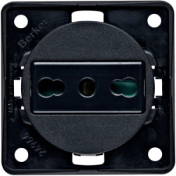 Integro Flow Gniazdo z/u /Włochy/ czarny 962512503