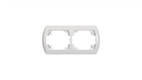 Trend Ramka Pozioma Podwójna Srebrny 5Rh-2