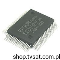SED1521F0A Dot Matrix LCD Driver SMD-QFP100 EPSON