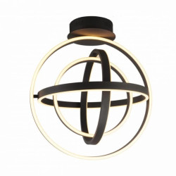 Lampa sufitowa TESS kolor czarny metal/aluminium, silikon, LED 6100 Lm 3000K IP20 MX9203-4-3BD Zuma Line