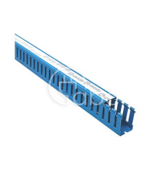 Korytko kablowe grubogrzebieniowe T1-F, 40x60x2000 mm, niebieskie, B00284