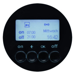 Łącznik czasowy KNX RF czarny połysk R.1/R.3 85745231