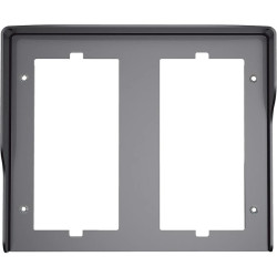 Osłona z daszkiem do paneli sfera 4 moduły stalowoszara 350543