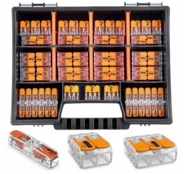 Zestaw szybkozłączek 60 szt. 221-2411, 221-412, 221-413