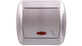 Simon Akord Łącznik Schodowy Z Podświetleniem 10 Ax, 250V Zaciski Śrubowe...