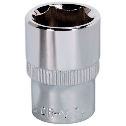 Sealey SP3814 Walldrive&#xAE; Socket 14mm 3/8&quot;sq Drive Fully Polished