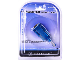 Kabel konwerter USB 2.0 - RS232 (DB9M)