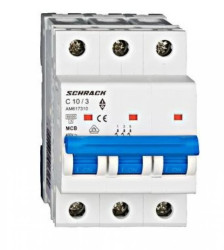 Wyłącznik instalacyjny 6kA, C 10A, 3P Seria AMPARO