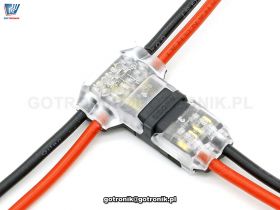 Konektor szybkozłączka elektryczna 6 pin przelotowa