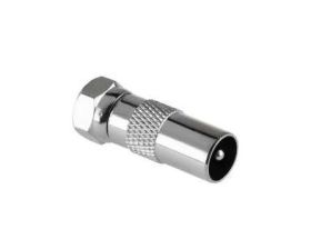 PRZEJŚCIÓWKA WTYK F - WTYK TV