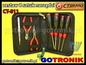 Zestaw narzędziowy 8 sztuk CT-811