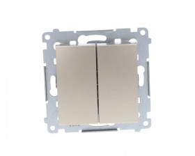 Simon 54 Łącznik świecznikowy złoty mat DW5A.01/44