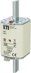 Wkładka bezpiecznikowa NH1 32A gF 500V 004139112
