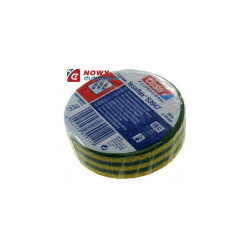 Taśma Izol. TESA 10m/15mm żółto- Zielona PVC, Izolacyjna