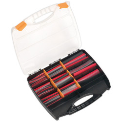 Sealey HSTAL261MC Heat Shrink Tubing 261pc Mixed Adhesive Lined 100 &amp; 150mm