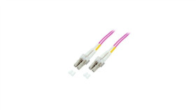 Patchcord Światłowodowy Om4 50/125 Mm Lc-Lc Duplex 2M