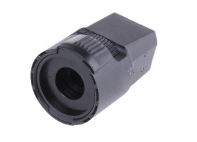 Pokrętło potencjometru oś: 6.35mm średnica: 22.5mm Okrągłe Plastik Czarny Vishay