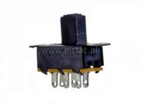 Przełącznik suwakowy 2-poz 2-tory 6p h=7mm